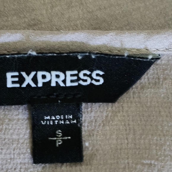 Express Women's V-Neck Top - Soft Gray - Picture 6 of 7